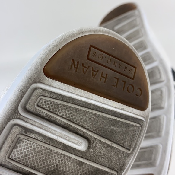 Cole Haan Original Grand Stitchlite Wingtip Oxford White C27963 Men's Size 10.5 - Picture 11 of 12